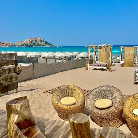 Apartmán Pieds Dans L'eau Avec Vue Exceptionnelle Calvi (Corsica)